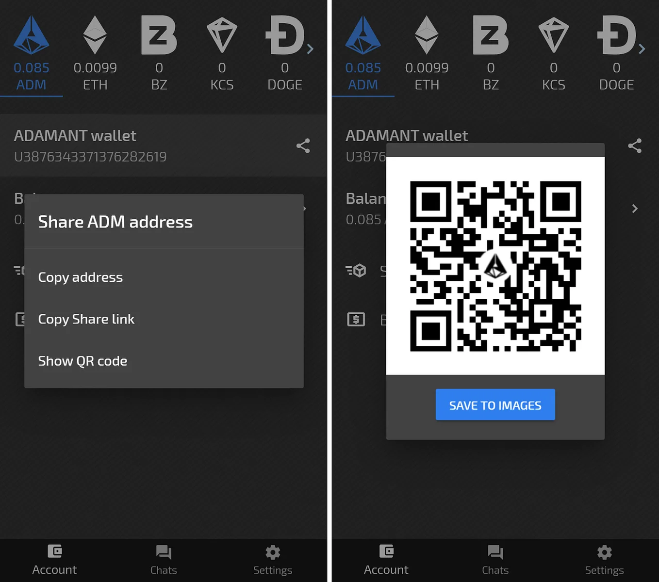 ADAMANT Web App 2.1