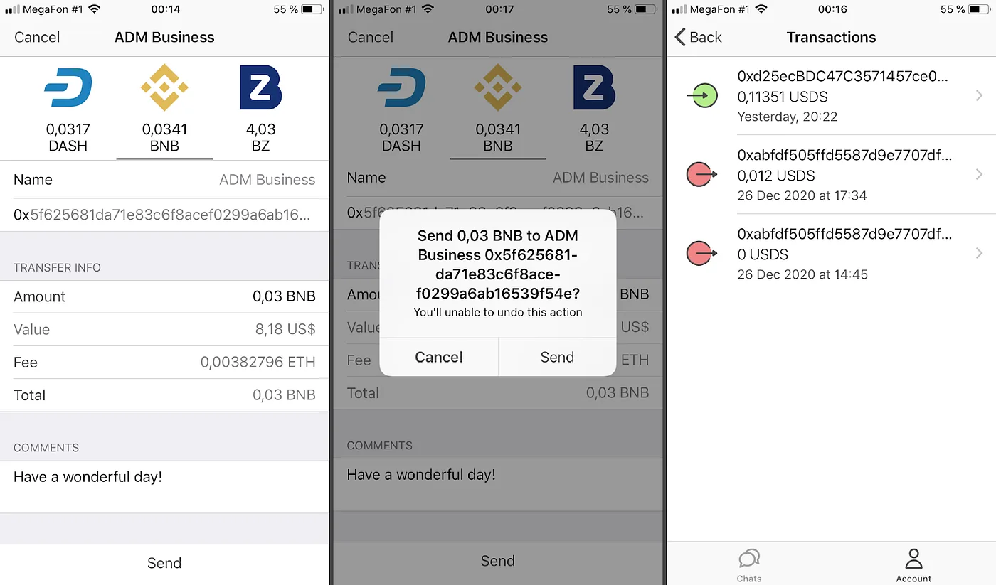 Binance Coin, Bit-Z token, Stably USD, Resfinex token, KuCoin Shares в обновлении ADAMANT…