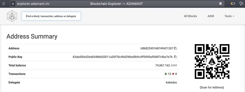 Как стать делегатом ADAMANT