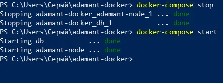 Как запустить ваш ADAMANT-нод на Docker (Windows или Mac)