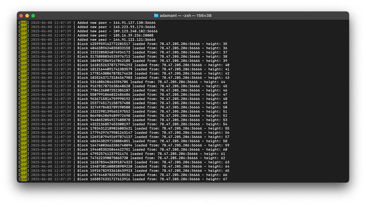Как установить ноду ADAMANT на macOS