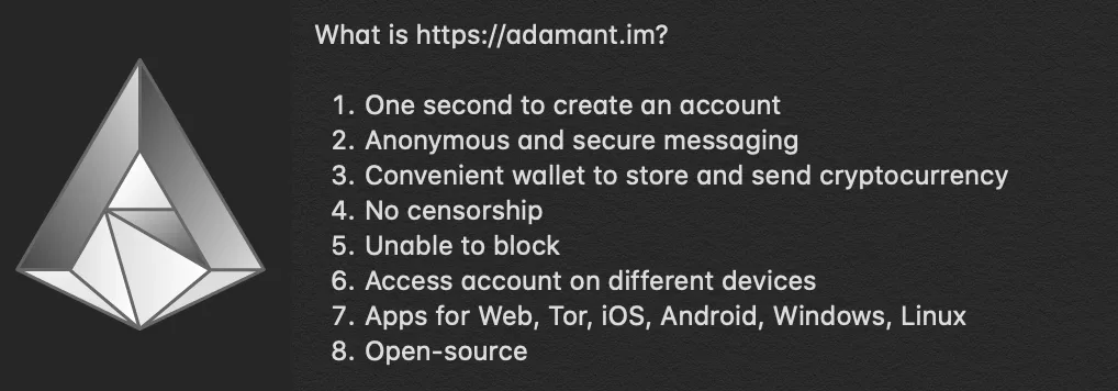 Разработка приложений и сервисов на блокчейне мессенджера — ADAMANT JavaScript API v1.0.0
